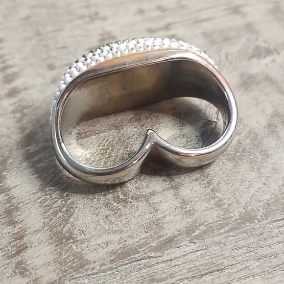 Beaded Double Ring - Picture 3 of 4